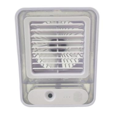 Imagem de Ventilador Umidificador Agua 3 Velocidades Touch Usb Led Verao Calor Casa Mesa Trabalho Estudo Silencioso Portatil