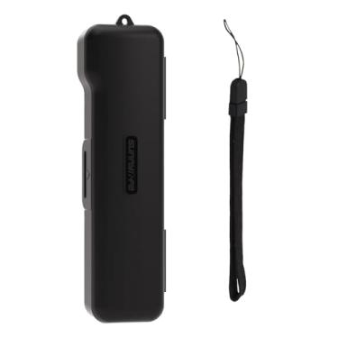 Imagem de YUULNMOP Capa protetora flip-open para DJI OSMO Pocket 3, compartimentos de armazenamento de filtro de lente magnética, tampa de proteção de tela de lente de câmera para acessórios de bolso 3 (preto)
