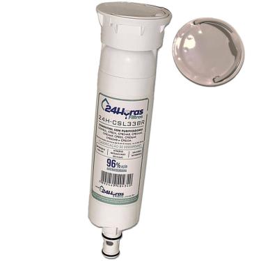 Imagem de Refil Filtro Consul Compatível Purificador CPB33 AB CIX07AX Tampa Branca