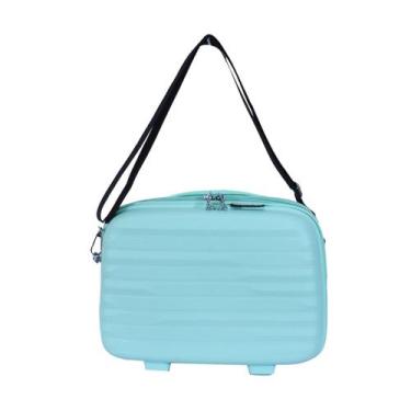 Imagem de Frasqueira Viagem Maquiagem Mundi França PP Resistente Verde