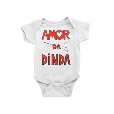 Imagem de Body Bebê Infantil Amor da Dinda Branca - Del France, PP