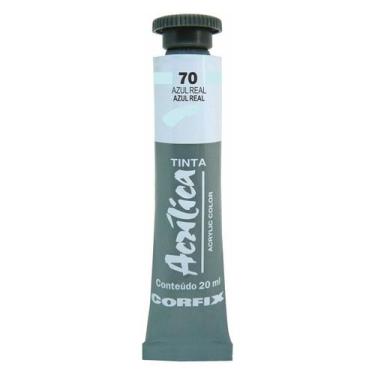 Imagem de Tinta Acrílica 20ml 070 Azul Real Corfix, 070 AZUL REAL