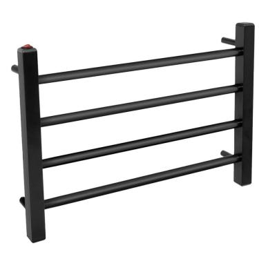 Imagem de Toalheiro Térmico 1 Toalha Com Fio Lado Esquerdo Classic Uno02b Toalheiro Unitário Preto Bivolt