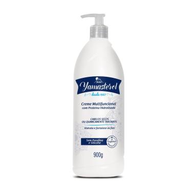 Imagem de Creme Multifuncional Reconstrução 900g Yamasterol Branco Proteína Hidrolisada Profissional Co-Wash