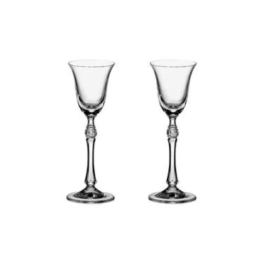 Imagem de Taça de Cristal Bohemia Para Licor 70 ml Parus 2 Peças - Bohemia Cryst