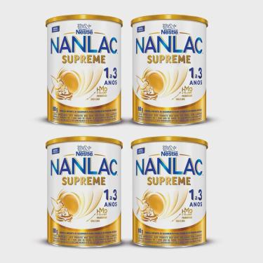 Imagem de Kit 4 Fórmula Infantil Nanlac Supreme 1 a 3 anos 800g cada