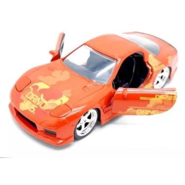 Imagem de Miniatura Mazda Rx-7 Orange Julius Velozes E Furiosos 1/32 Jada Toys