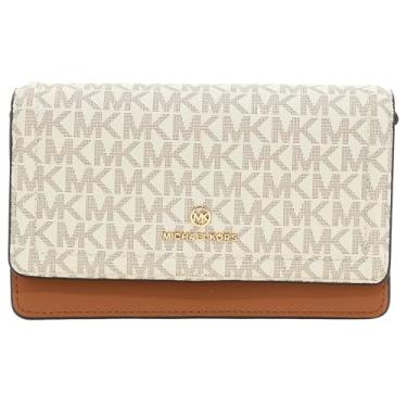 Imagem de Michael Kors Jet Set Charm Small Phone Crossbody Vanilla/Acorn One Size
