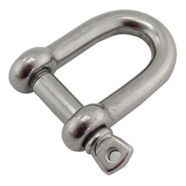 Imagem de Ref.: 3545 - manilha reta 6mm - aco inox 316. - Abrolhos Náutica