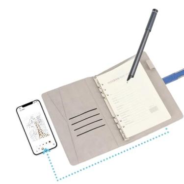 Imagem de Conjunto de Notebooks de Caneta Inteligente Digital, Digitalização Digital de Sincronização Em Tempo Real para Digitalização, 2 Em 1 Notebook Bluetooth Com Lápis Inteligente para