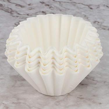 Imagem de Filtro de café 50 Unidades, Filtro de de café Feito à Mão Em Forma de Bolo de Onda Filtros Descartáveis ​​ondulados Em Formato de Copo de Bolo 50 Peças para 1 2 Pessoas
