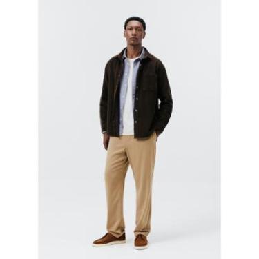 Imagem de Calça Masculina Reta com Cós Elástico-Masculino