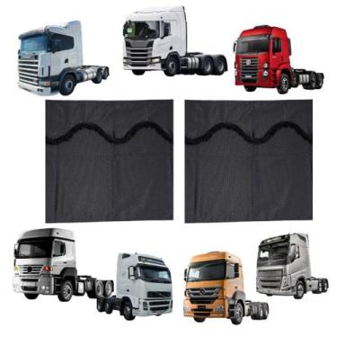 Imagem de Cortina Divisória Do Meio Caminhão Teto Alto Com Cama - JCS Acessórios