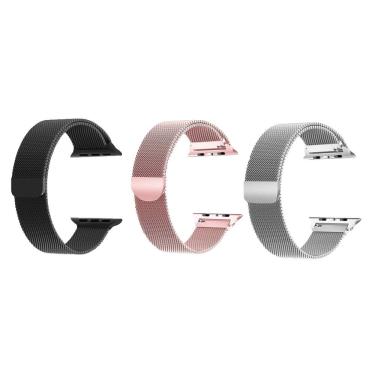 Imagem de Pulseira Magnetica Relogio Smartwatch Kit 3 Pulseiras