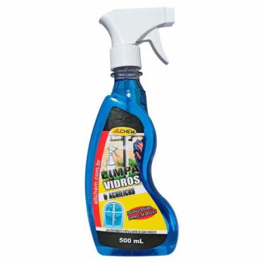 Imagem de Limpa vidros desengordurante spray allchem 500ml