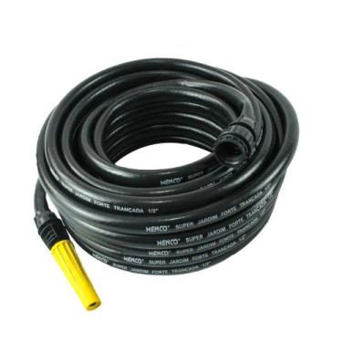 Imagem de Mangueira Jardim Super Reforçada PR300psi Preta 1/2- 15m - Menco