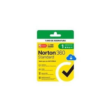 Imagem de Norton 360 Standard 1 Dispositivos, 12 Meses, ESD - 21405595