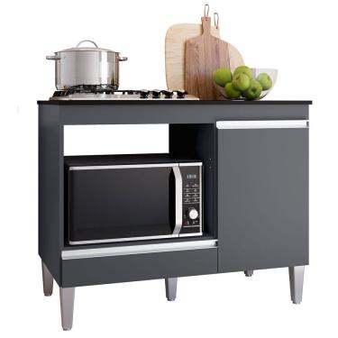 Imagem de Balcão Para Cooktop 1 Porta 1 Gaveta com Tampo Cátia