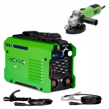 Imagem de Máquina Inversora De Solda Fix1350 220v 105a Mma Tig + Esmerilhadeira Angular Lixadeira ESN500 220V 500W NEVVO