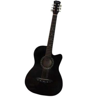 Imagem de Violão Acústico Benoá JG-38C-BK Destro Direito 6 Cordas Aço Com Capa -
