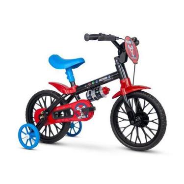 Imagem de Bicicleta Bicicletinha Infantil Aro 12 Mechanic - Nathor, 12", Preto, 