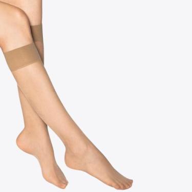 Imagem de Kit 6 Pares de Meias Fio 15 3/4 Com Elastano Loba Lupo 05540-001, Natu