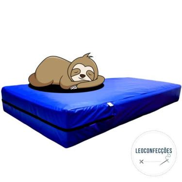 Imagem de Capa de colchao impermeável hospitalar solteiro com ziper grande - Leo