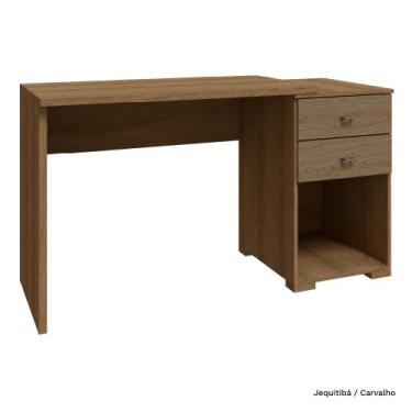 Imagem de Mesa Multimídia Setiba Plus - Móveis Rimo, Jequitibá/Carvalho