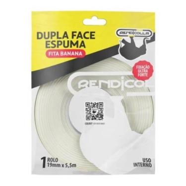 Imagem de Fita Banana Dupla Face 19mmX5,5mm Rendicola