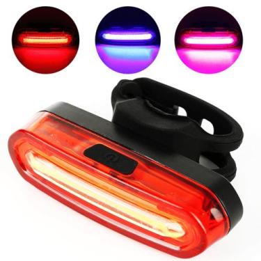 Imagem de Farol Traseiro Lanterna Luz Led Sinalizador Bicicleta DY8192 - Eletrôn