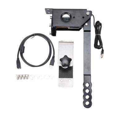 Imagem de Acouto PC 64 BIT PC USB Handbrake Hall Sensor Linear Sim Handbrake para Windows PC Sim Racing Games para G27 G29 G920 G923 T500 T300
