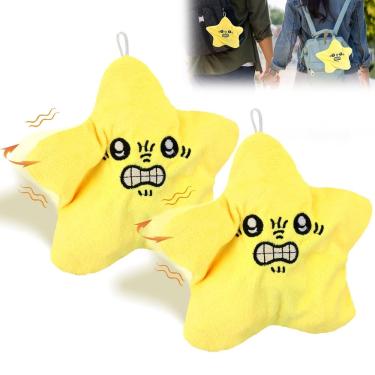 Imagem de Brinquedo de pelúcia Angry Starfish Moving Yellow 22 cm - 2 peças
