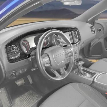 Imagem de Amayum Adequado para Dodge Charger 2015+ Consoles Centrais Painel Instrumento Medidor Painel Painel Acessórios Interiores