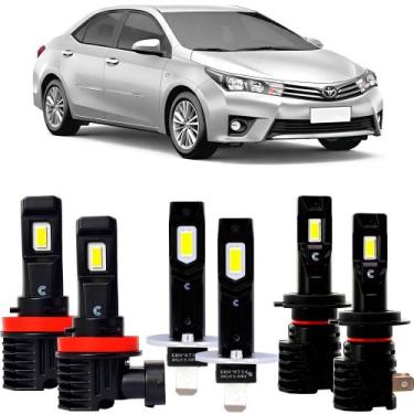 Imagem de Kit Super Led Boost 6000k Corolla 2015 a 2018 - Cinoy