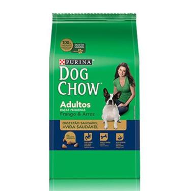 Imagem de Ração Purina Dog Chow Adulto Raças Pequenas 15Kg, Carne, Frango e Arro