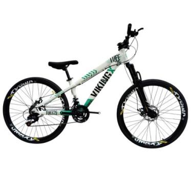 Imagem de Bicicleta Vikingx Tuff 25 Aluminio 24v Freio Hidraulico Suspensão Dian