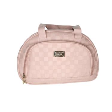 Imagem de Bolsa Térmica Premium Nude 35x22x15cm – Lancheira Grande para Marmita, Trabalho, Passeio, Academia – Alça de Mão – Ideal para Refeições e Bebidas (Qualidade Durável)