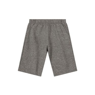 Imagem de Bermuda Básica Infantil Menino em Moletinho - Cinza - Brandili