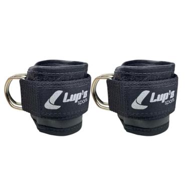 Imagem de Par de Tornozeleira Polia Baixa Puxador Alça Cross Academia Cross Over Glúteo Caneleira Pernas