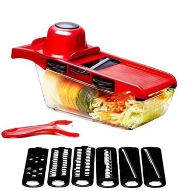 Imagem de Cortador Fatiador Manual Legumes Lamina Aço Alta Qualidade - B-MAX