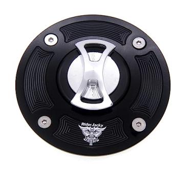 Imagem de Riderjacky Tampa do tanque de combustível de motocicleta sem chave para Suzuki GS500 RGV250 VJ22 (todos os anos) GS 500