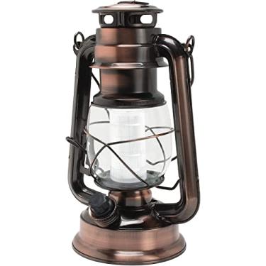 Imagem de 2-Pack Vintage Style Lantern (Copper) with 12 LED's and 150 Lumen Light Output and Dimmer Switch, Battery Operated Hanging Lantern for Indoor and Outdoor Usage (Copper)