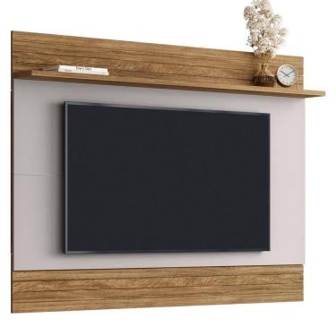 Imagem de Painel Suspenso Tv 75 Pol 180 cm Icarai Naturalle Off White BECHARA