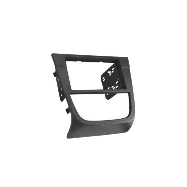 Imagem de Moldura Contra Frente Gol Voyage Saveiro G5 2 Din Preta