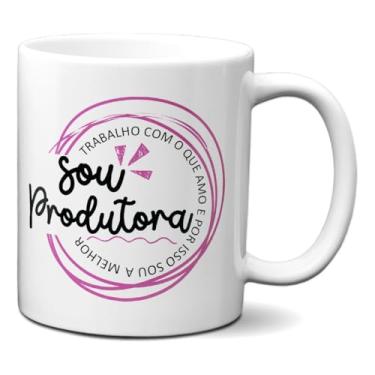 Imagem de Caneca Para A Melhor Produtora Amo o Que faço Profissão (Branca)