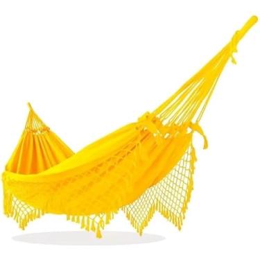 Imagem de Rede De Dormir e Descanso Casal (Amarelo)