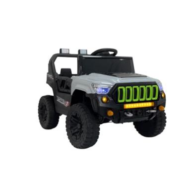 Imagem de Bang Toys - Jipe Elétrico Infantil Titan XR 12V - com Portas que Abrem, Luzes de LED, Sons, Entrada USB/MP3, Controle Remoto - Suporta até 30kg - Cor Cinza