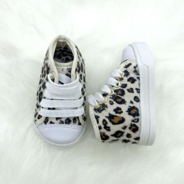 Imagem de Tênis Sapatinho Infantil Menina Cano Alto Oncinha, 20