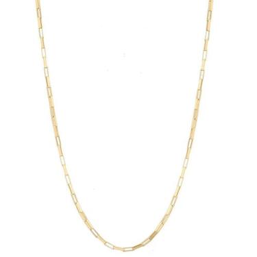 Imagem de Cordão Corrente Grossa Masculina 60cm 6.3g Ouro 18k 750 Cadeado - DR J