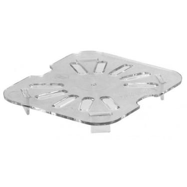 Imagem de Dreno 1/6 Placa Perfurada Escorredor Em Policarbonato Para Cuba 1/6 PO